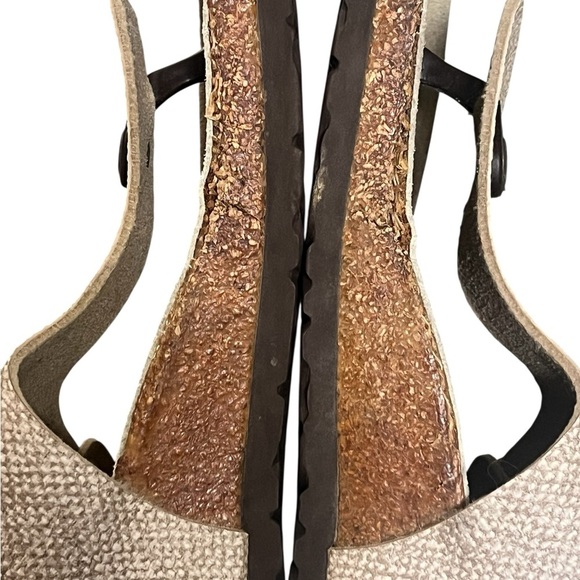 Birkenstock Papillio gizeh tan textured leather sandals - Picture 6 of 12